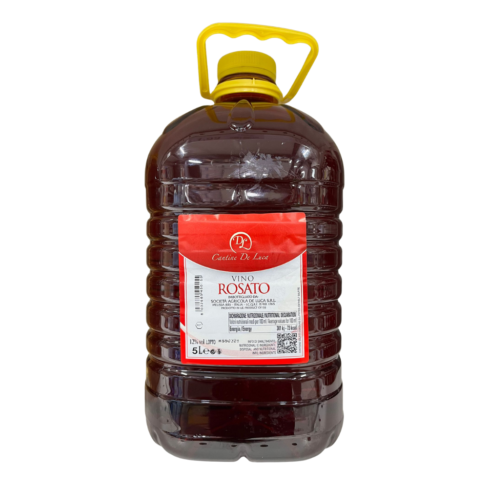 Vino Rosato Cantine De Luca PET 5lt