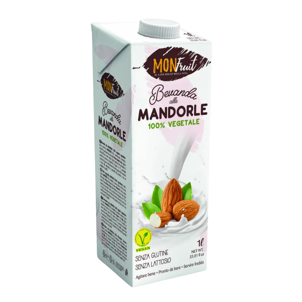 Monfruit Bevanda alle Mandorle 100% Vegetale 1L