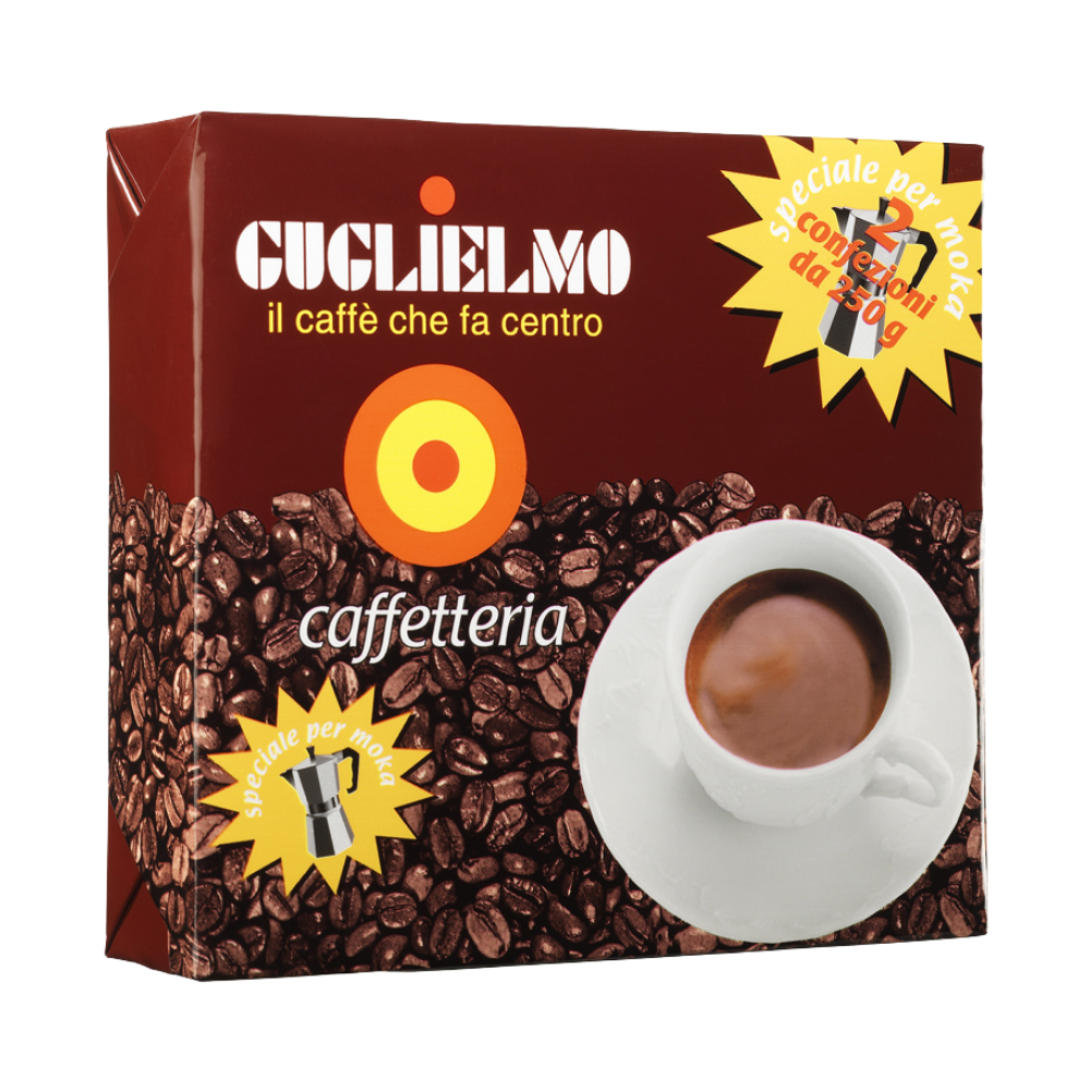 Guglielmo caffè caffetteria bipack 250gr