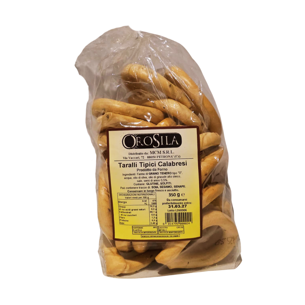 Taralli tipici calabresi Orosila